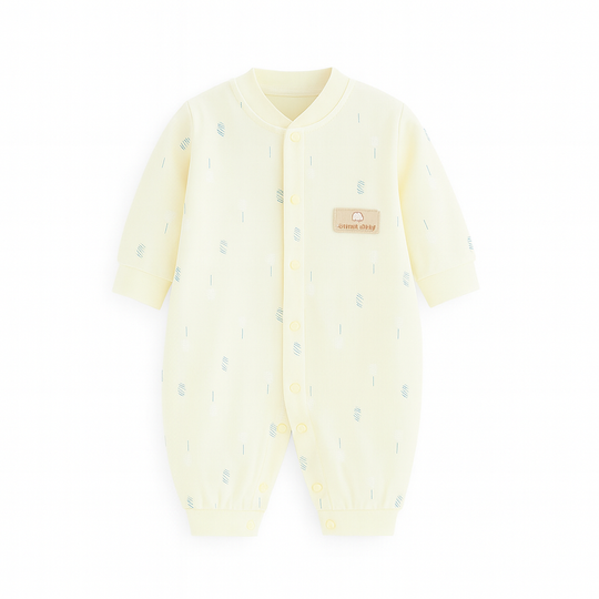 combinaison bebe jaune