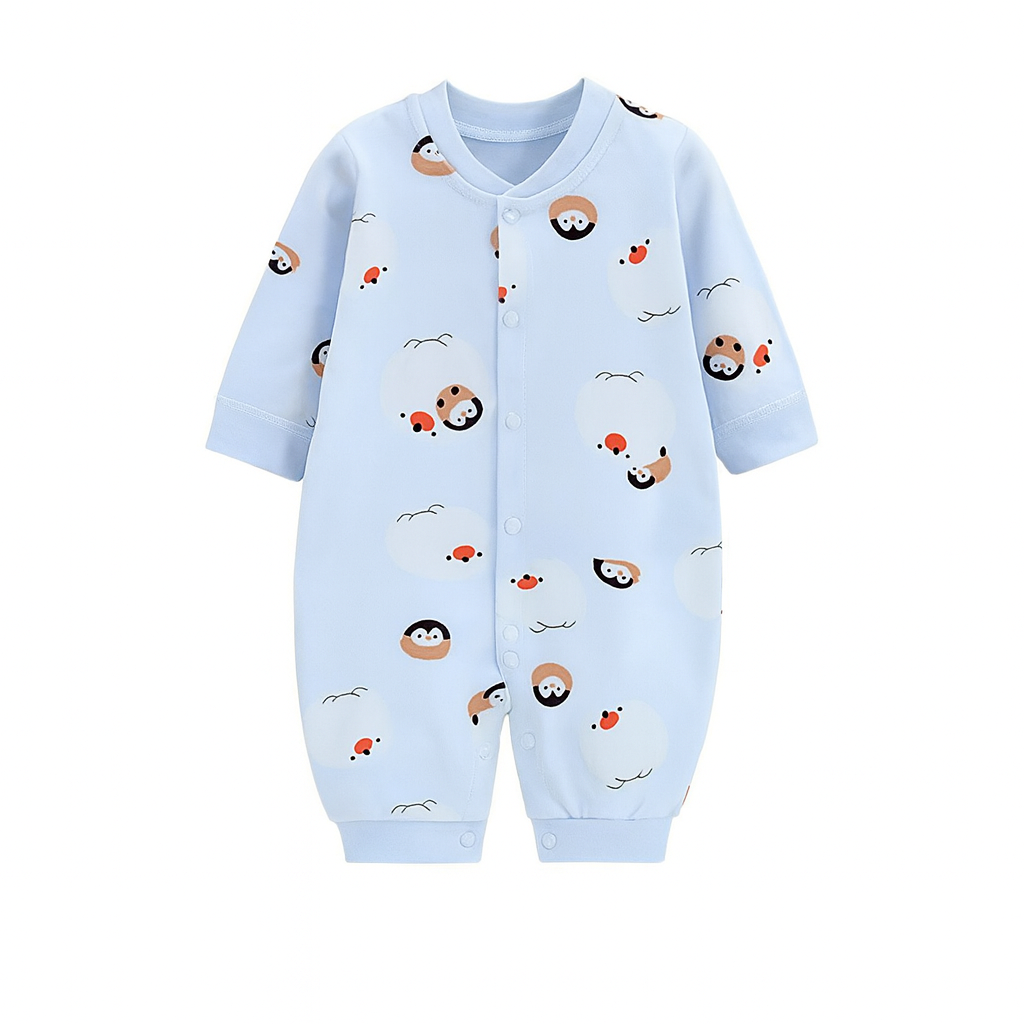 combinaison avec motifs ours polaire pingouis d'hiver