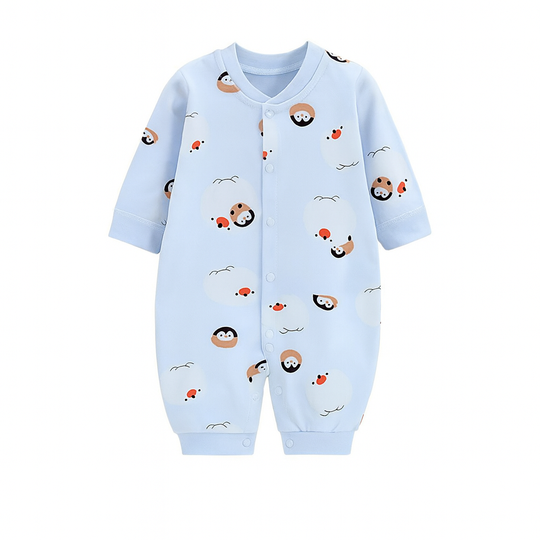 combinaison avec motifs ours polaire pingouis d'hiver