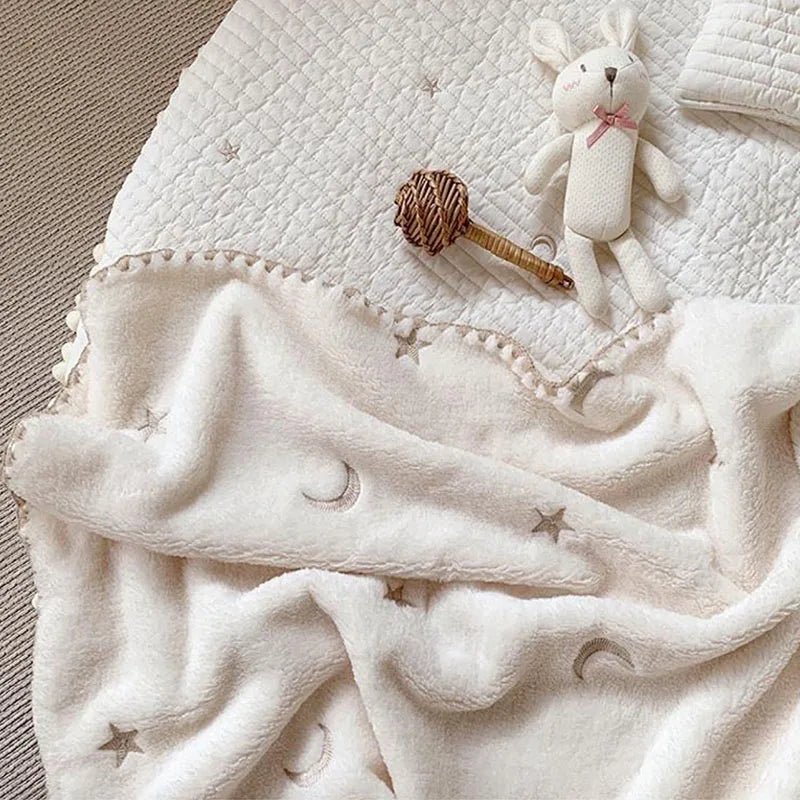 Manta de bebé estampada