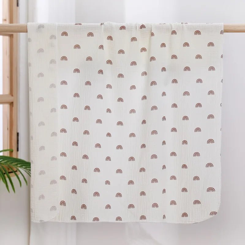 Manta para bebé de muselina de algodón de 80x80 cm