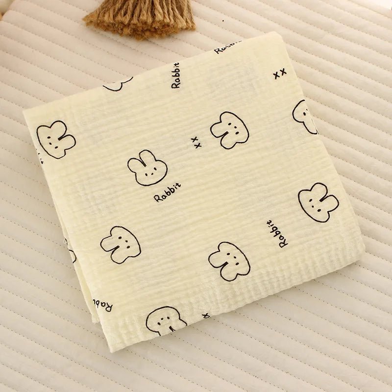 Manta para bebé de muselina de algodón de 80x80 cm