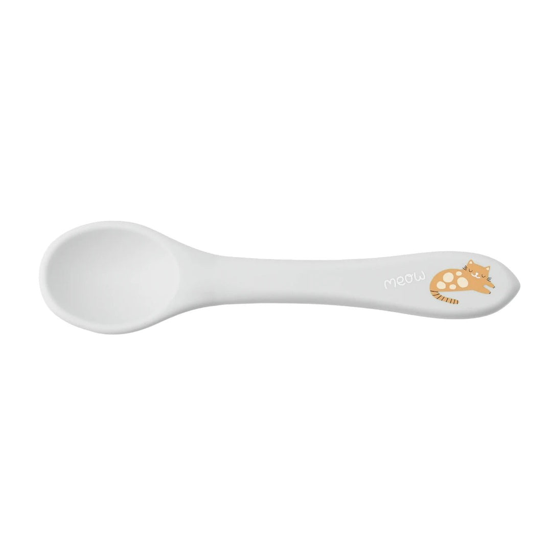 Cuillère Bébé en Silicone – Cuillère d’Apprentissage 6 Mois+ Kalinatur