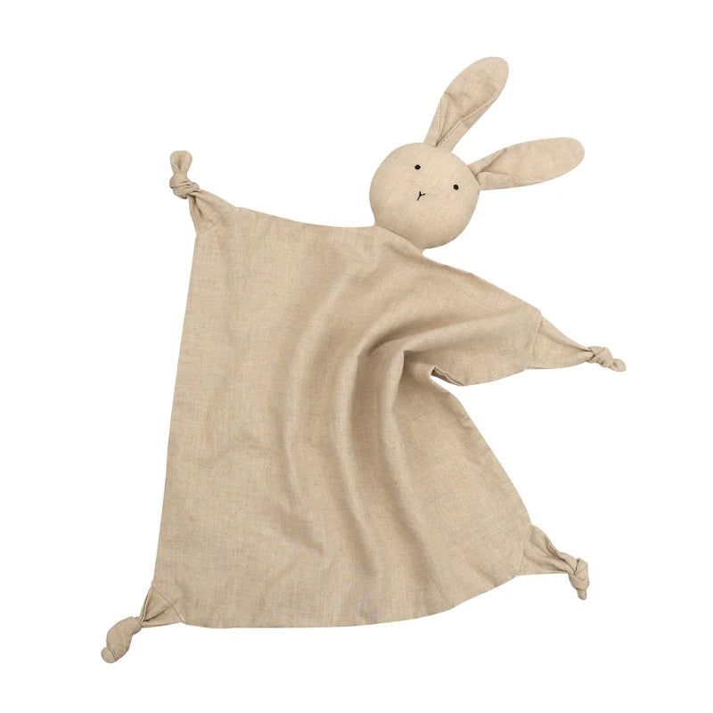 Doudou lapin en lange beige Kalinatur pour bébé