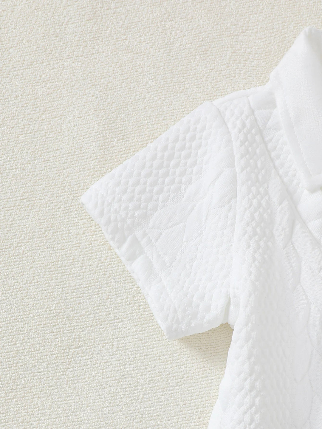 manche blanche polo bébé