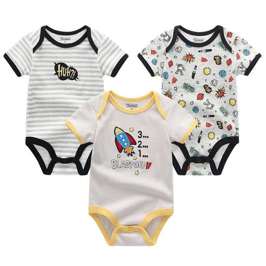 Ensemble Body Bébé 3 Pièces en Coton Kalinatur