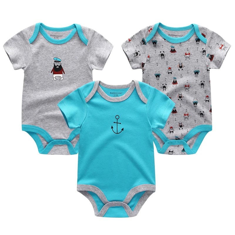 Ensemble Body Bébé 3 Pièces en Coton Kalinatur