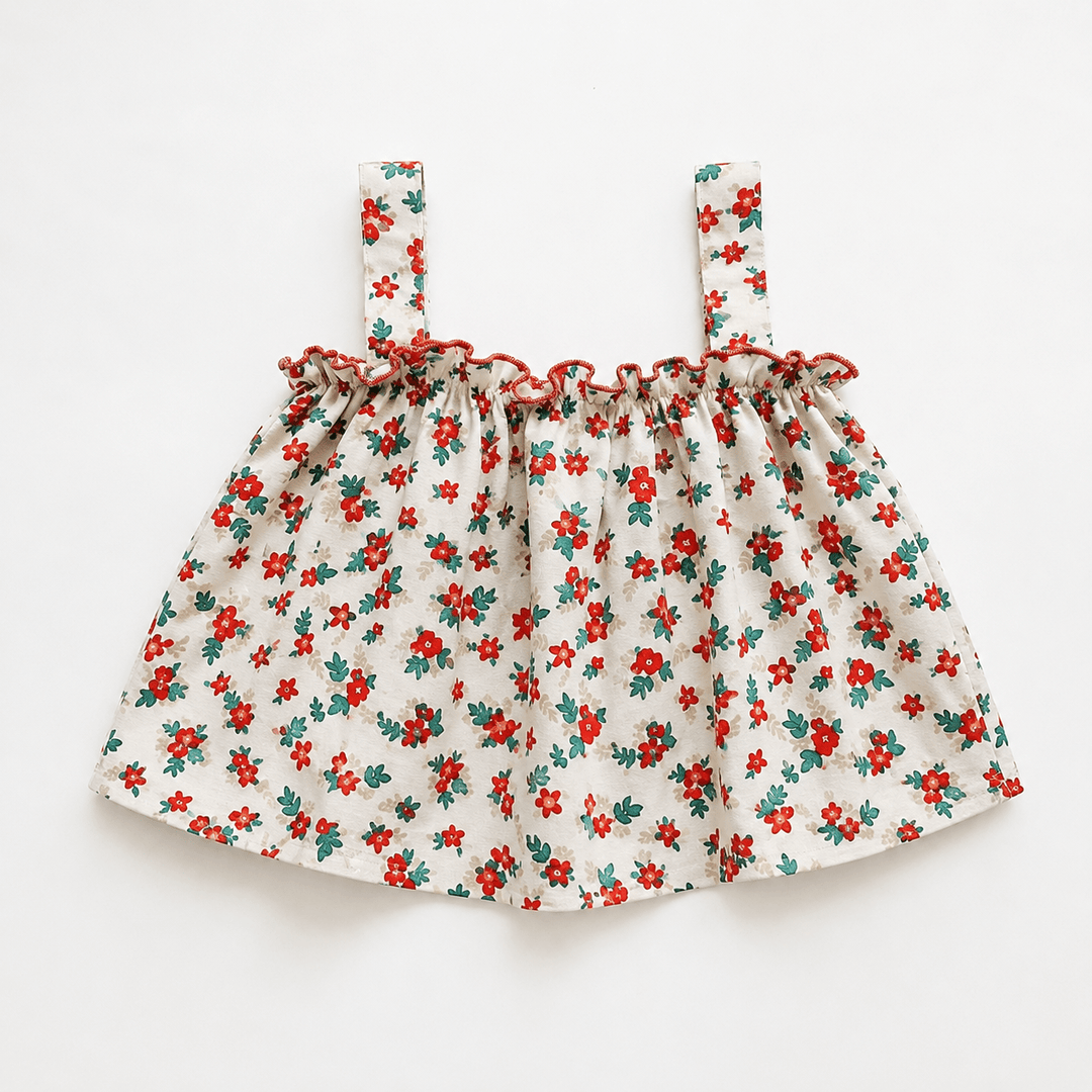 Ensemble Fleuri Bébé Fille