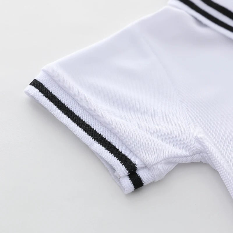 Ensemble polo et short brodés motif ours