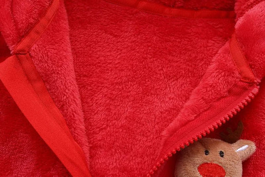 Intérieur en tissu peluche douce de la combinaison bébé Kalinatur™, chaud et confortable pour l’hiver.
