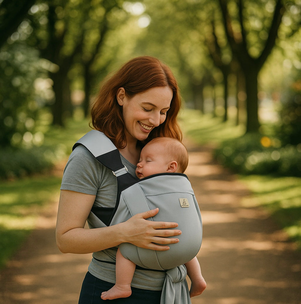 kalinatur-porte-bebe-sling-gris-ergonomique-allaitement