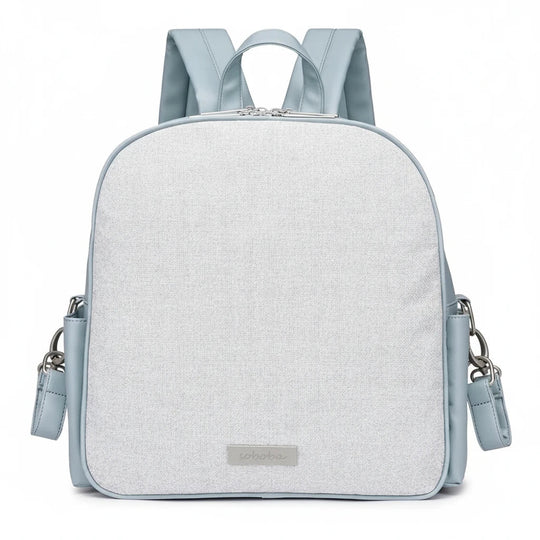 Sac à langer bleu clair Kalinatur, modèle imperméable grande capacité.