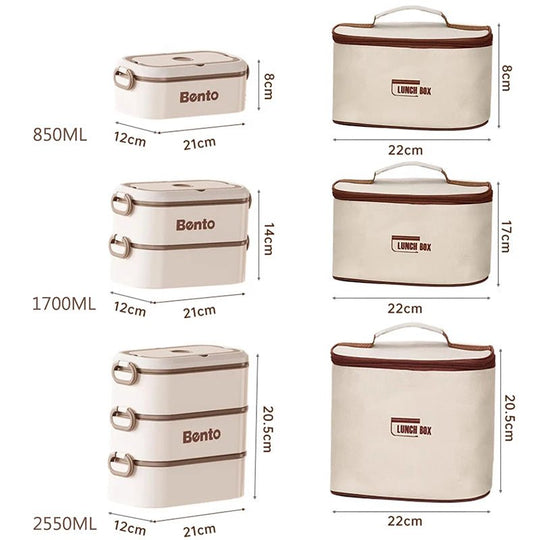 Lunch Box Isotherme en Acier Inoxydable Kalinatur