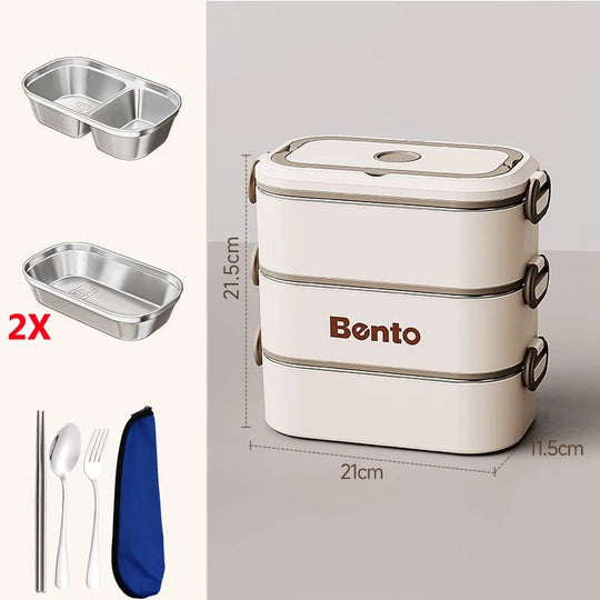 Lunch Box Isotherme en Acier Inoxydable Kalinatur