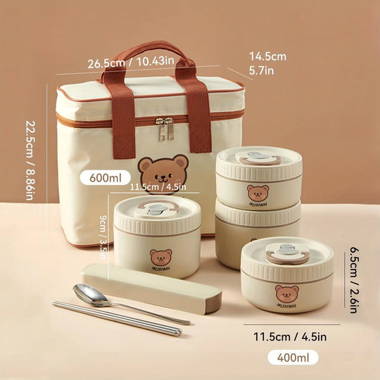 Lunch Box Thermos en Acier Inoxydable Isotherme Étanche 400 à 2000 ml Kalinatur