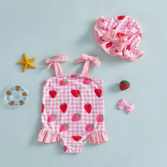 Maillot de bain bébé fille 2 pièces anti-UV Kalinatur