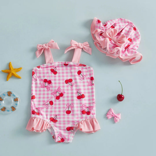 Maillot de bain bébé fille 2 pièces anti-UV Kalinatur