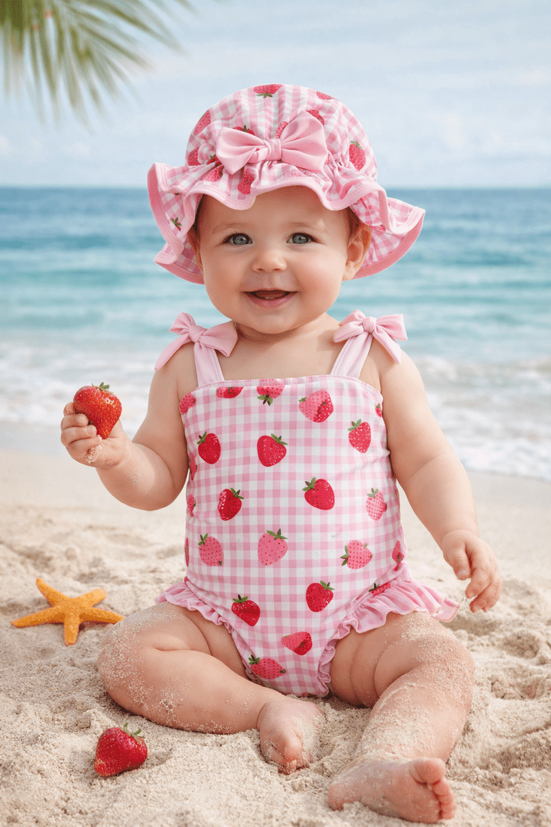 Maillot de bain bébé fille 2 pièces anti-UV Kalinatur