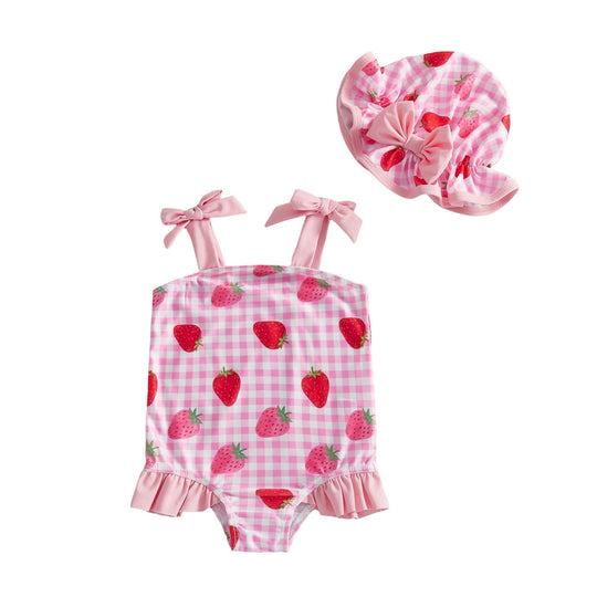 Maillot de bain bébé fille 2 pièces anti-UV Kalinatur
