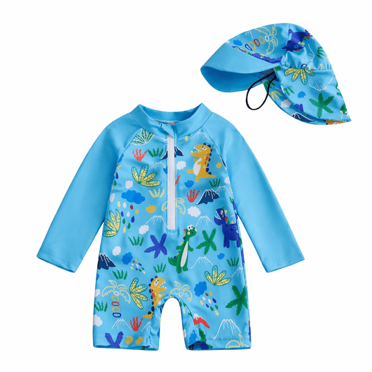 Maillot de bain bébé garçon anti-UV manches longues Kalinatur