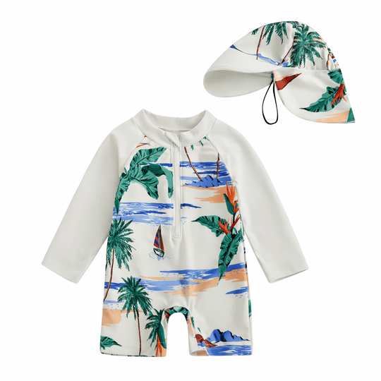 Maillot de bain bébé garçon anti-UV manches longues Kalinatur