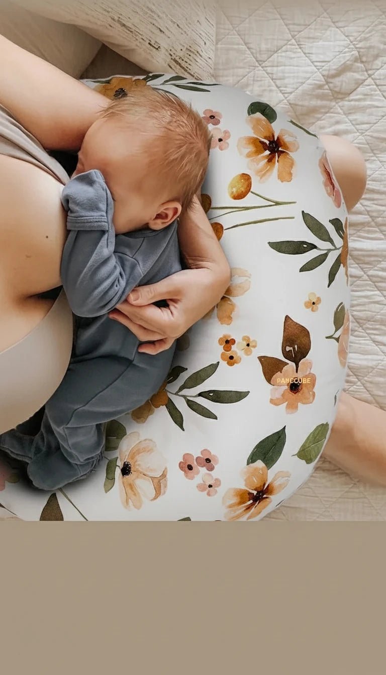 Almohada de lactancia multifuncional en algodón orgánico puro