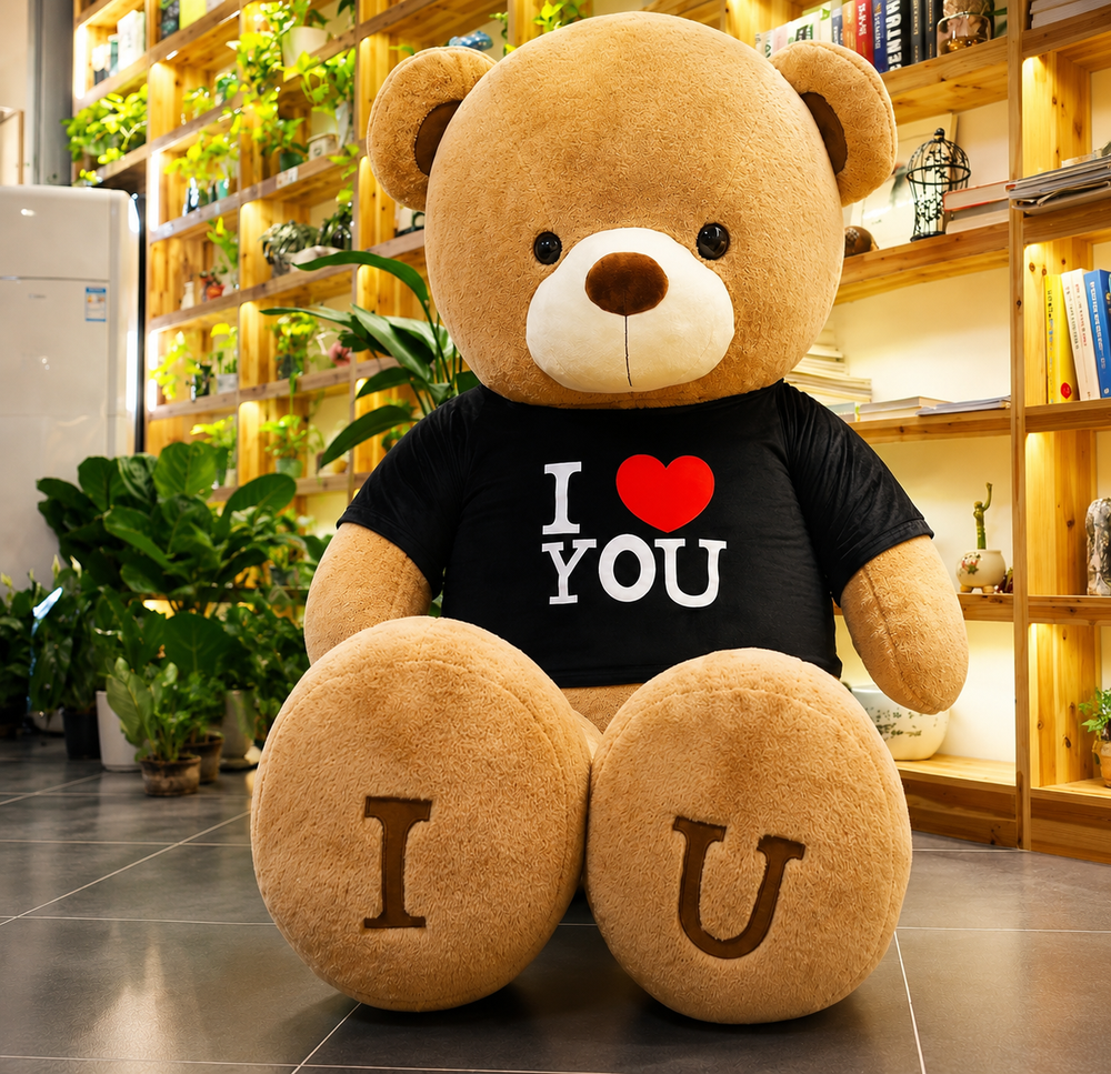 Ours en peluche 80 cm ultra doux
