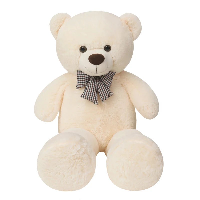 Ours géant blanc 105 cm en peluche ultra-douce – Kalinatur