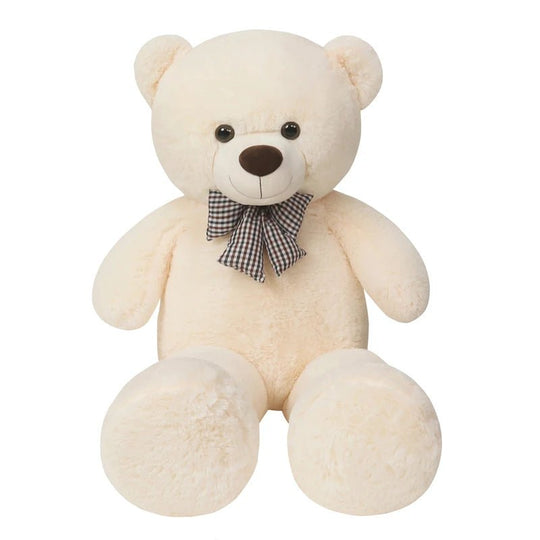 Ours géant blanc 105 cm en peluche ultra-douce – Kalinatur