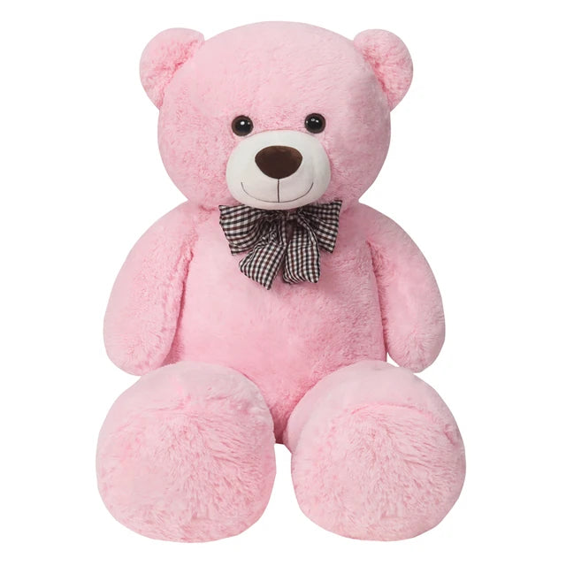 Ours géant rose 105 cm en peluche ultra-douce – Kalinatur