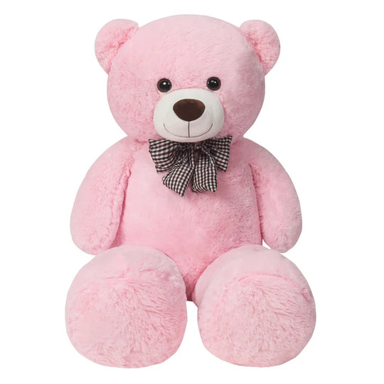 Ours géant rose 105 cm en peluche ultra-douce – Kalinatur