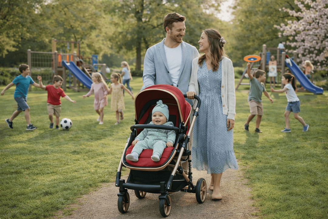 Poussette Bébé 3 en 1 Kalinatur™ – Légère, Pliable et Confortable dès la Naissance Kalinatur