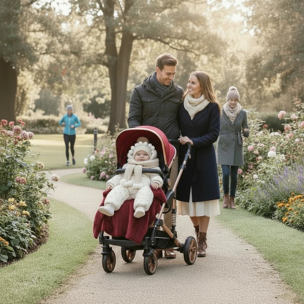 Kalinatur™ 3-in-1 Baby Stroller – Lightweight, Foldable and Comfortable from Birth