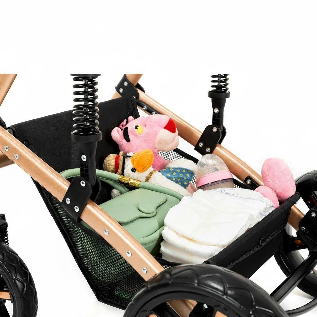 Poussette Bébé 3 en 1 Multifonction Kalinatur™ – Pliable, Tout-Terrain et Confort Absolu dès la Naissance