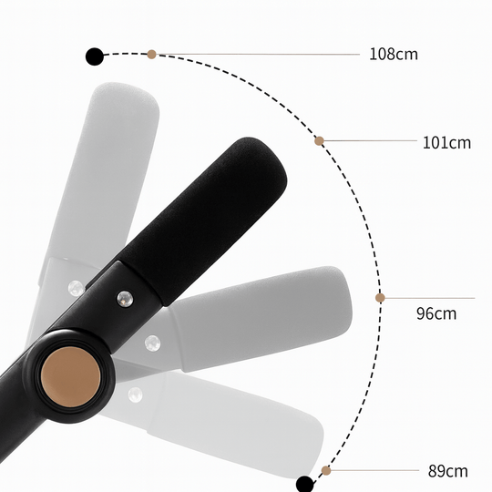 Roues avant de poussette jumeaux Kalinatur avec rotation à 360 degrés et système de blocage direction fixe.