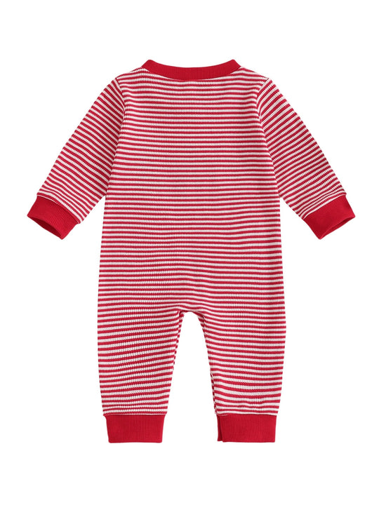 Pijamas navideños para bebés de 0 a 18 meses: algodón suave y elástico, mangas largas, bordado de árbol de Navidad | Pijamas navideños para bebés de 0 a 18 meses: algodón suave y elástico, mangas largas, bordado de árbol de Navidad |