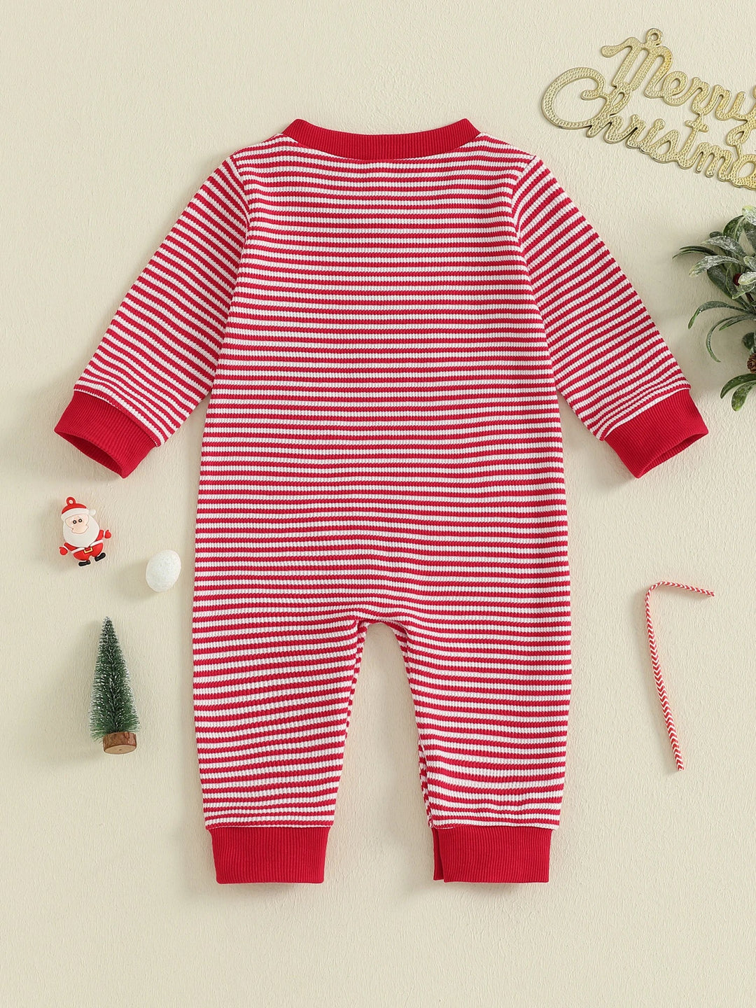 Pijamas navideños para bebés de 0 a 18 meses: algodón suave y elástico, mangas largas, bordado de árbol de Navidad | Pijamas navideños para bebés de 0 a 18 meses: algodón suave y elástico, mangas largas, bordado de árbol de Navidad |