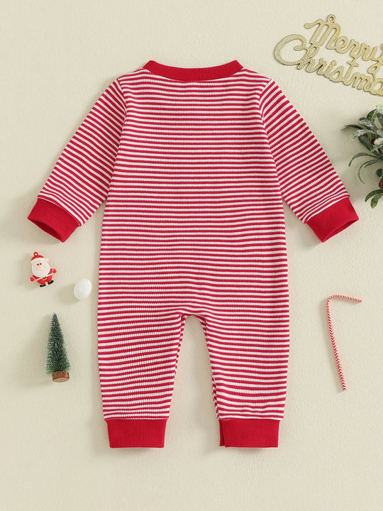 Pijamas navideños para bebés de 0 a 18 meses: algodón suave y elástico, mangas largas, bordado de árbol de Navidad | Pijamas navideños para bebés de 0 a 18 meses: algodón suave y elástico, mangas largas, bordado de árbol de Navidad |