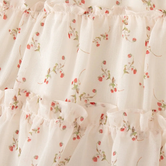 Robe Bébé Fille Été Fleurie avec Chapeau Kalinatur