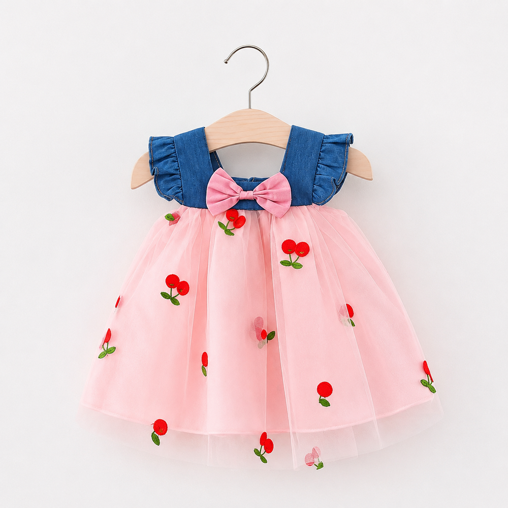 robe cerise rose