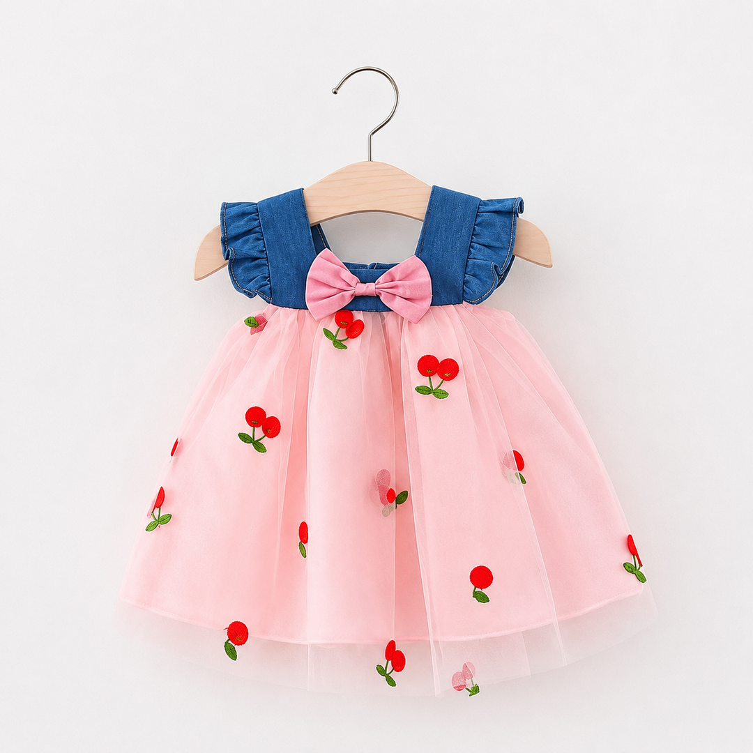 robe cerise rose