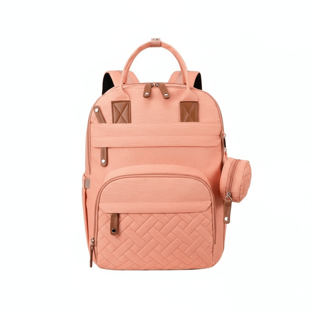 Sac à dos à langer pêche nude imperméable avec grande capacité – Kalinatur