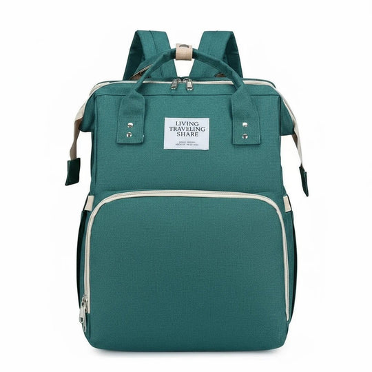 Diaper Bag with Integrated Baby Bed – Large Capacity, Insulated Pockets and Waterproof Fabric | Kalinatur™