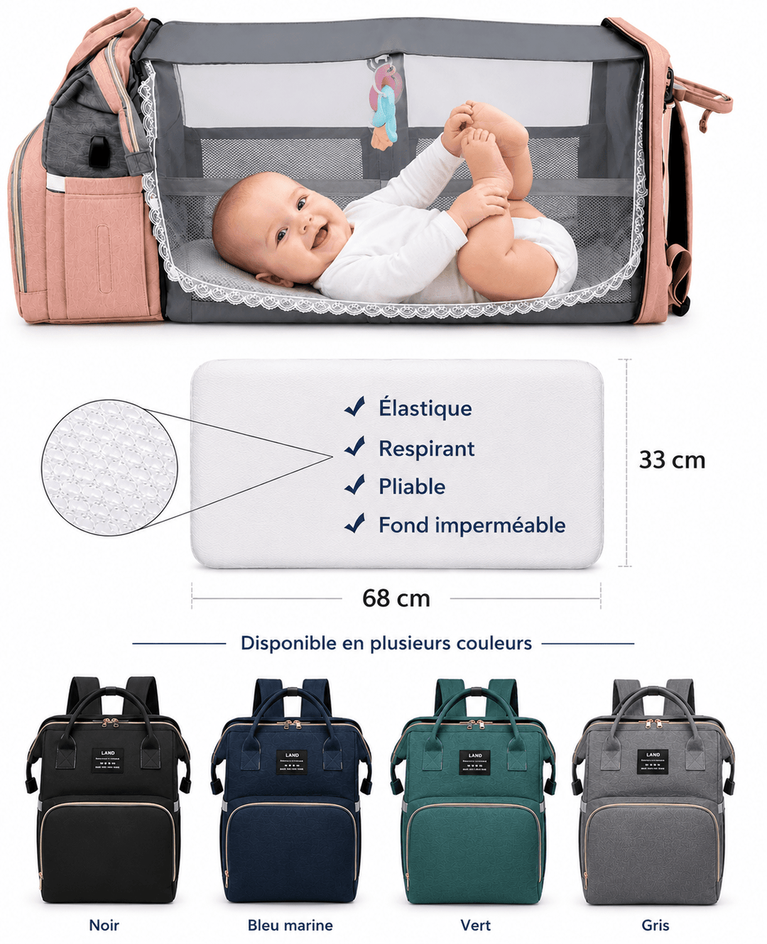 sac a langer bebe dedans 