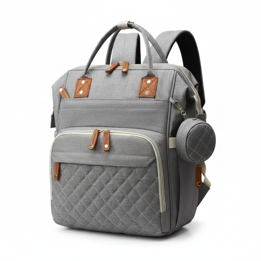 sac à langer grise