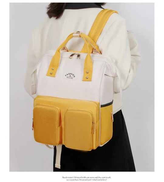 Multifunctional Baby Diaper Bag – Large Waterproof Maternity Backpack with Insulated Pockets | Kalinatur™