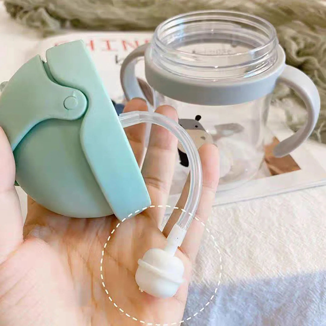 Tasse d’Apprentissage 250 ml Kalinatur™ | Gobelet Paille Anti-Fuite, Sans BPA