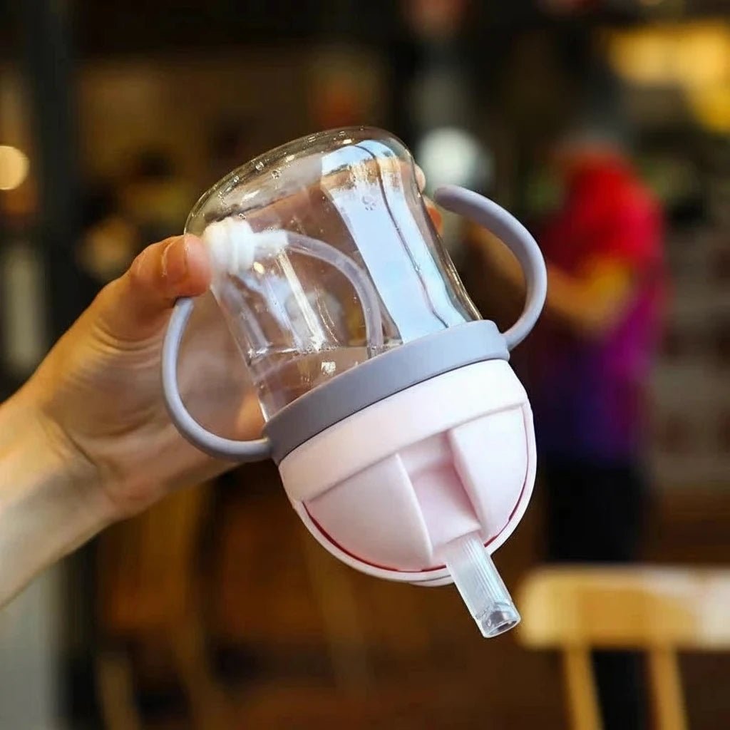 Tasse d’Apprentissage 250 ml Kalinatur™ | Gobelet Paille Anti-Fuite, Sans BPA