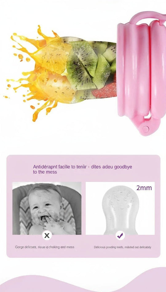 Tétine d’Alimentation Sécurisée-Mange-Fruits Bébé Silicone kalinatur™