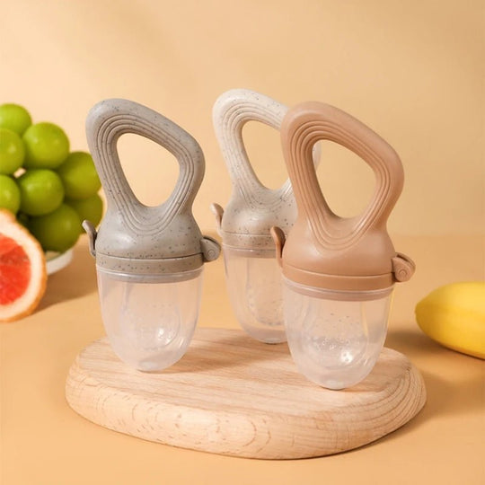 Tétines Mange-Fruits Bébé Silicone avec Couvercle – Tétine d’Alimentation kalinatur™